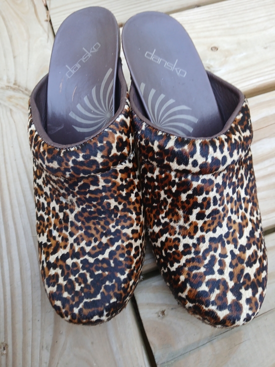 Dansko Shoes - Dansko Leopard Print Clogs for Women